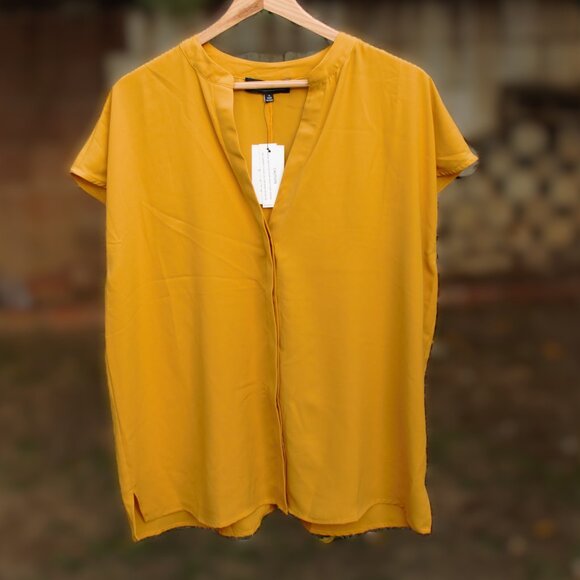 ELOQUII Notch Collar Blouse 14 - Picture 1 of 4